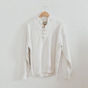 L.L Bean Cream Sweater (L)
